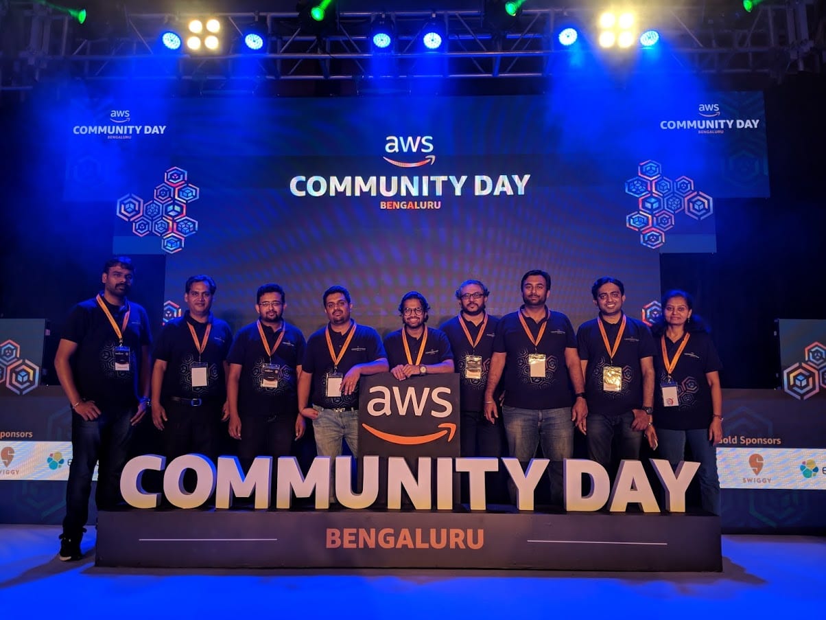 AWS Community Day Bengaluru 2025 — Speaker on stage